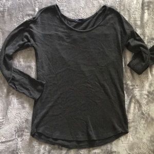 Gap Long Sleeve Shirt in Gray